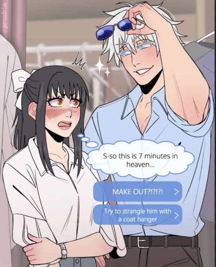 Satoru Gojo 7 minutes in the sky thumbnail
