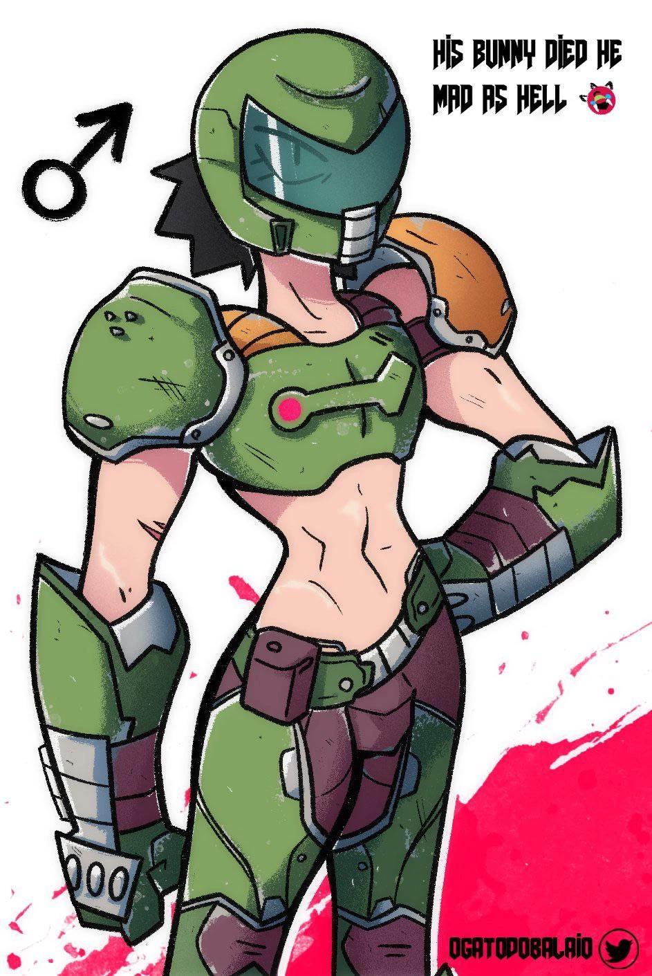 Doomguy (femboy) thumbnail