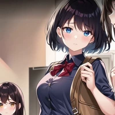 Group of school girls thumbnail