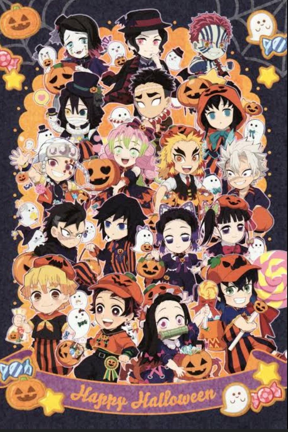 Uppermoons and hashiras(halloween special) thumbnail