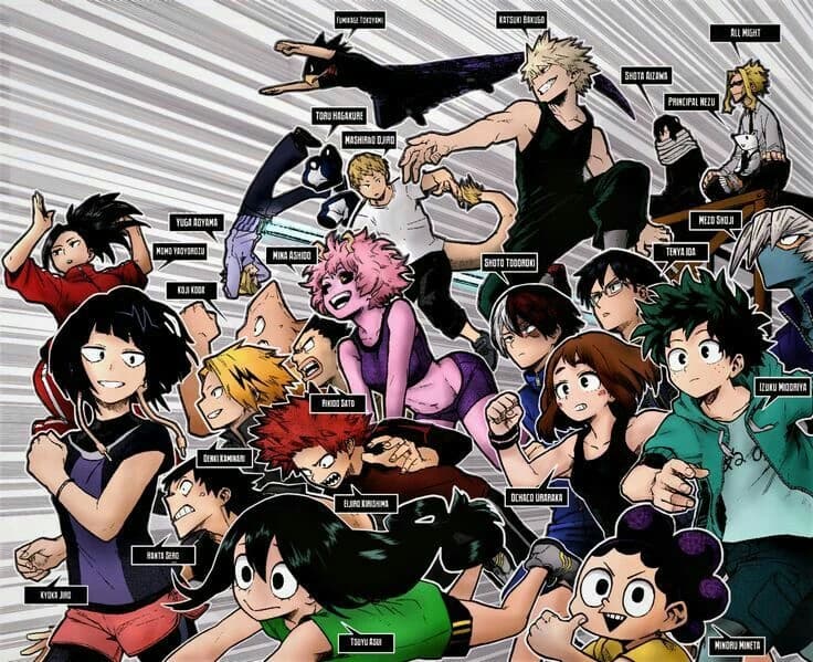 My hero academia thumbnail