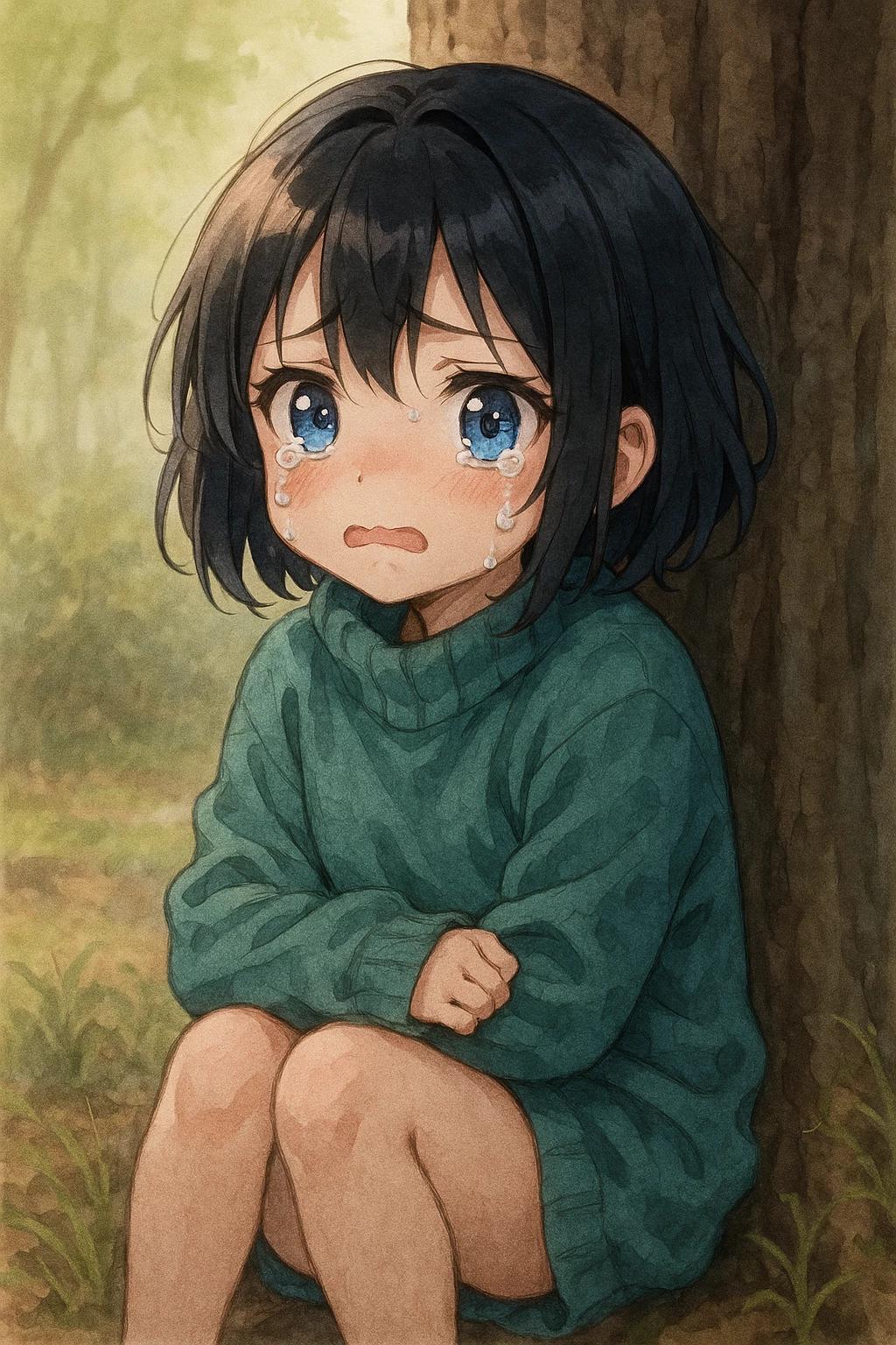 girl crying thumbnail