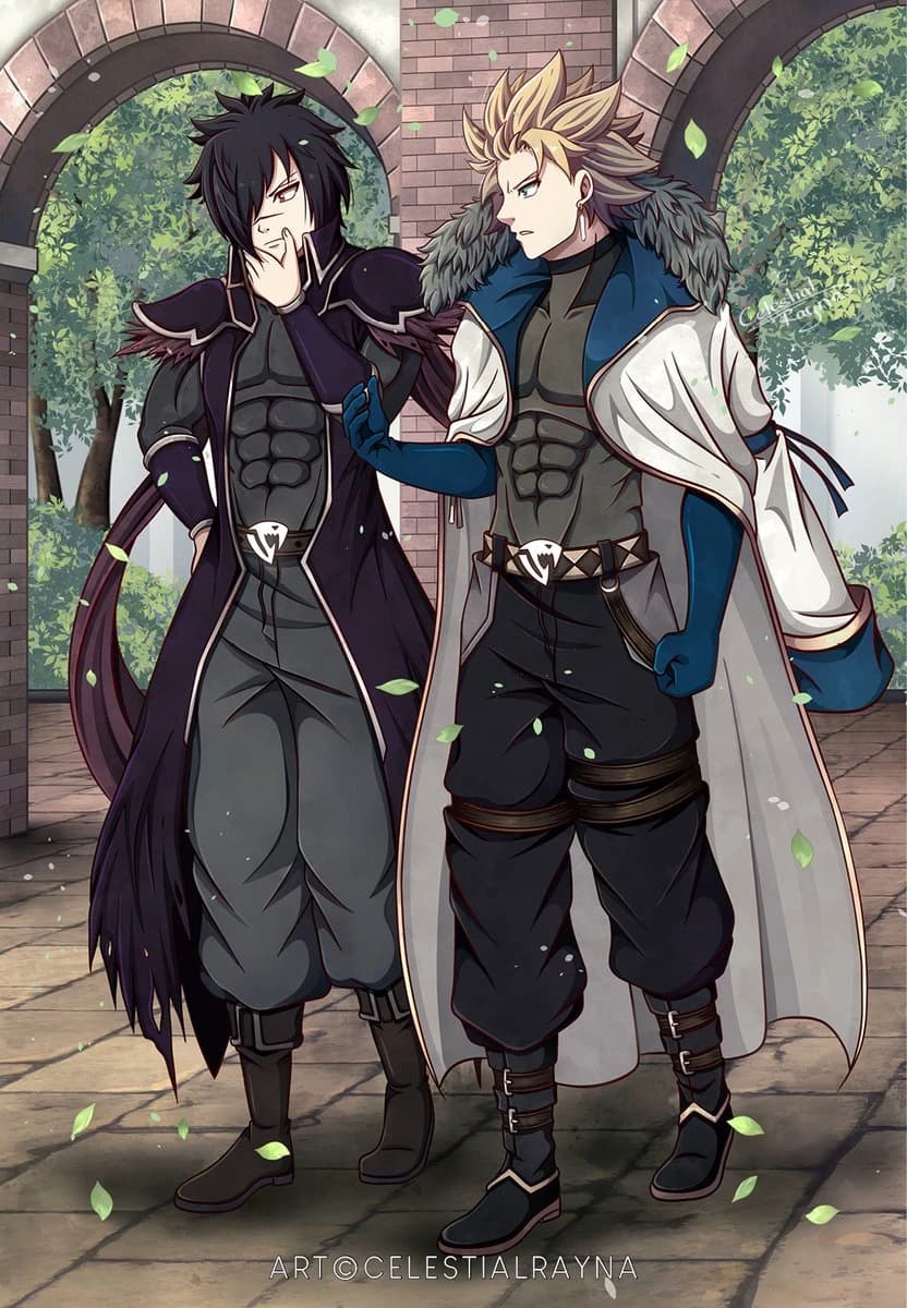 Sting and Rogue twin dragon slayers with Fairy Tail  thumbnail