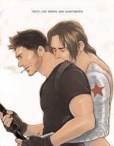 Brock rumlow x bucky Barnes (dads) thumbnail