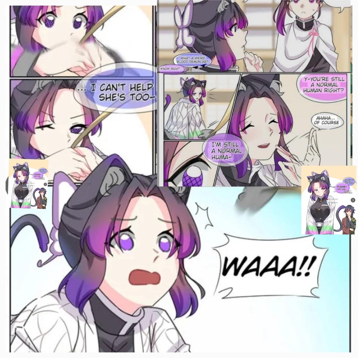 Neko shinobu kochou💜🦋🐈 thumbnail