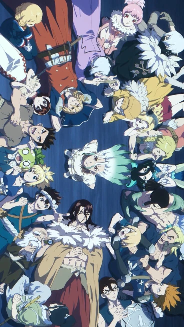 "Dr. Stone sleepover pick me"
(Note: The phrase appears to be a fandom/casual reference, possibly a playful or meme-like expression. It is kept as-is since it doesn't require direct translation while preserving intent.) thumbnail