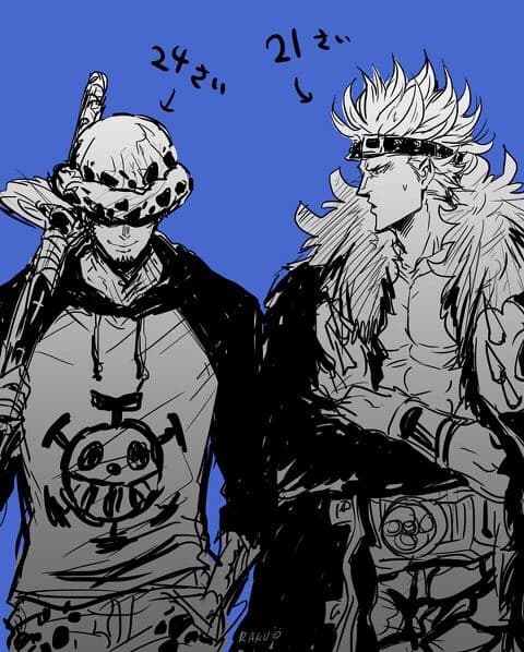 Trafalgar Law e Eustass Kidd. thumbnail