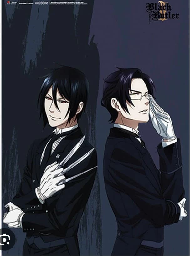Black Butler but you're Sebastian's and Claude's master. thumbnail