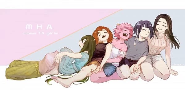 Sleepover with the girls of the class 1-a of the u.a thumbnail