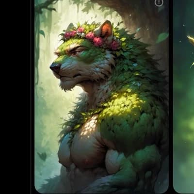 You, male beast named Koa who found human girl. thumbnail