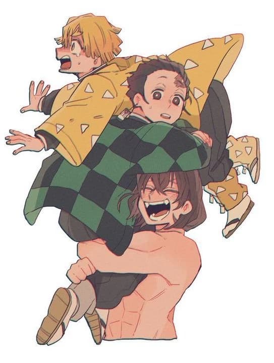 Zenitsu, Tanjiro, Inosuke thumbnail