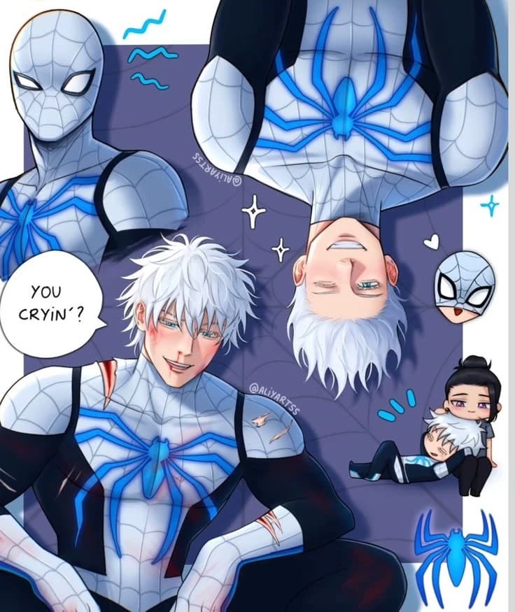 Gojo Spiderman thumbnail
