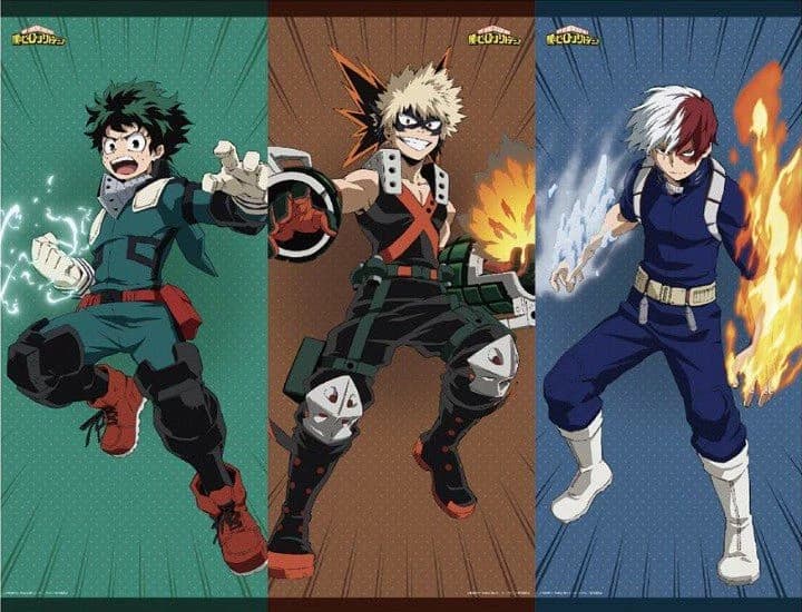Deku, Todoroki and Bakugou (1-A class) thumbnail