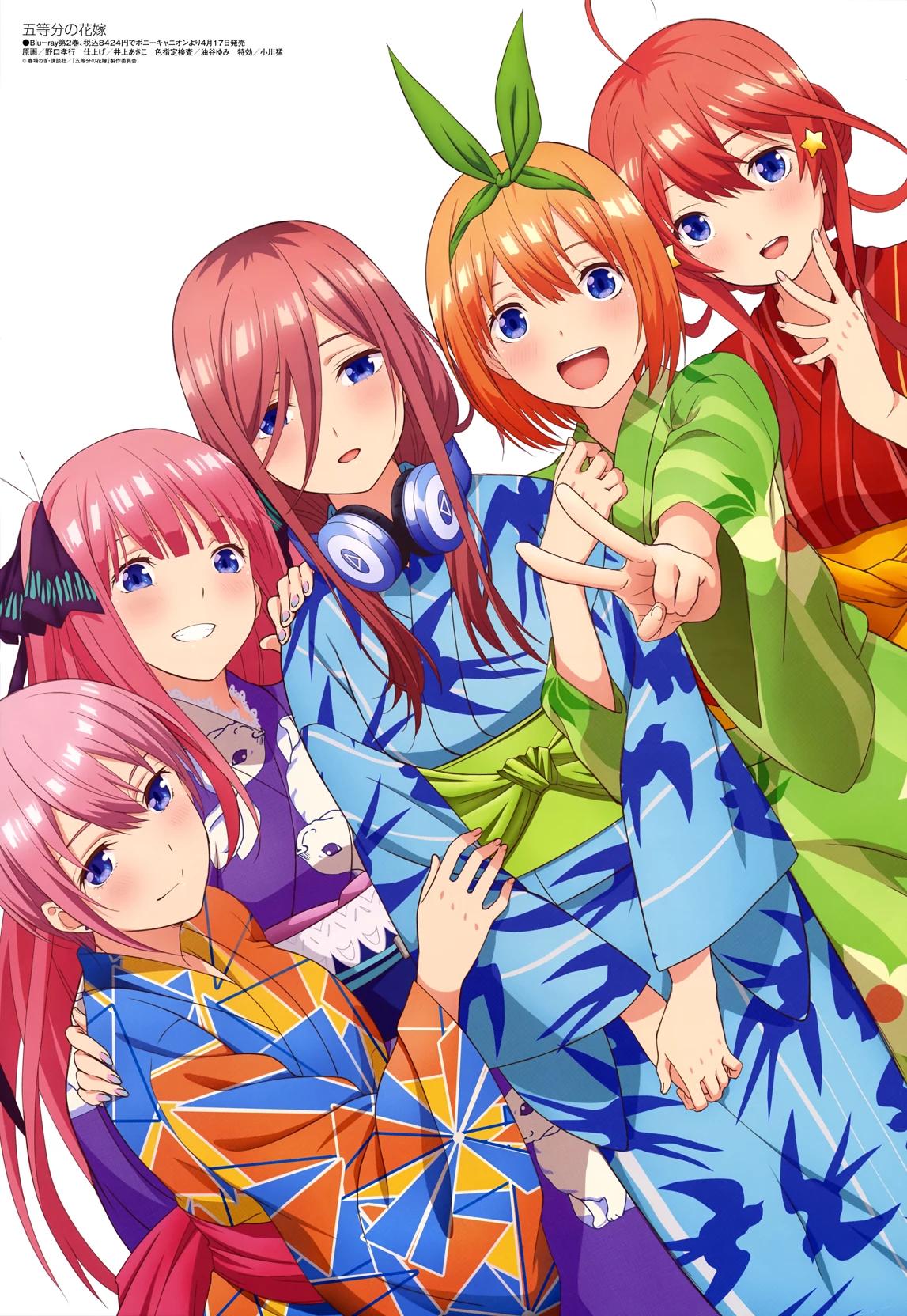 Nakano Sisters(Ichika, nino, miku , yotsuba, itsuki,) thumbnail