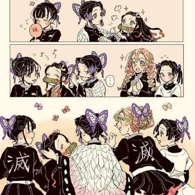 Nezuko, Aoi, Kanao, Shinobu thumbnail