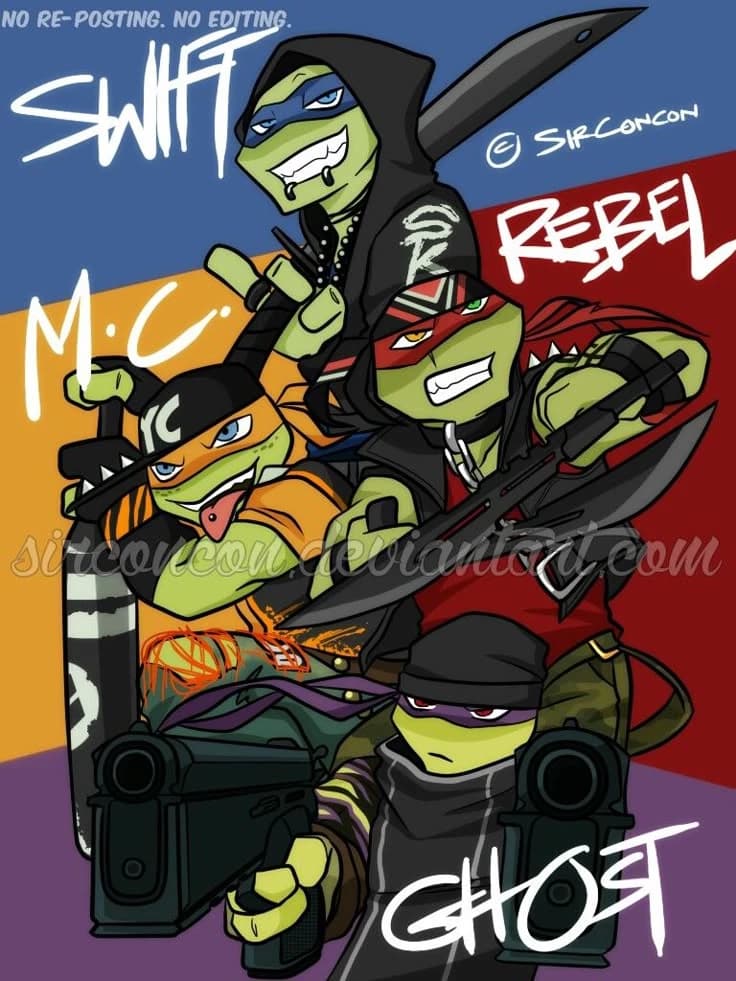 **TMNT Street Punks (Punk AU)** thumbnail