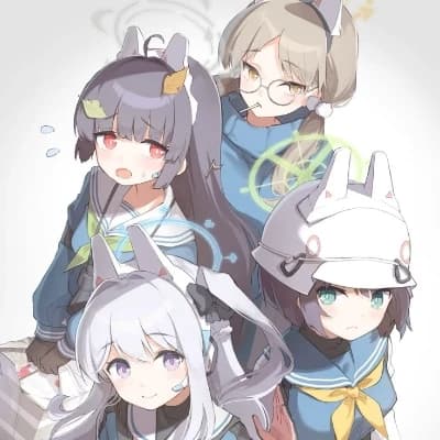 RABBIT Platoon: Moe, Miyu, Miyako, Saki thumbnail