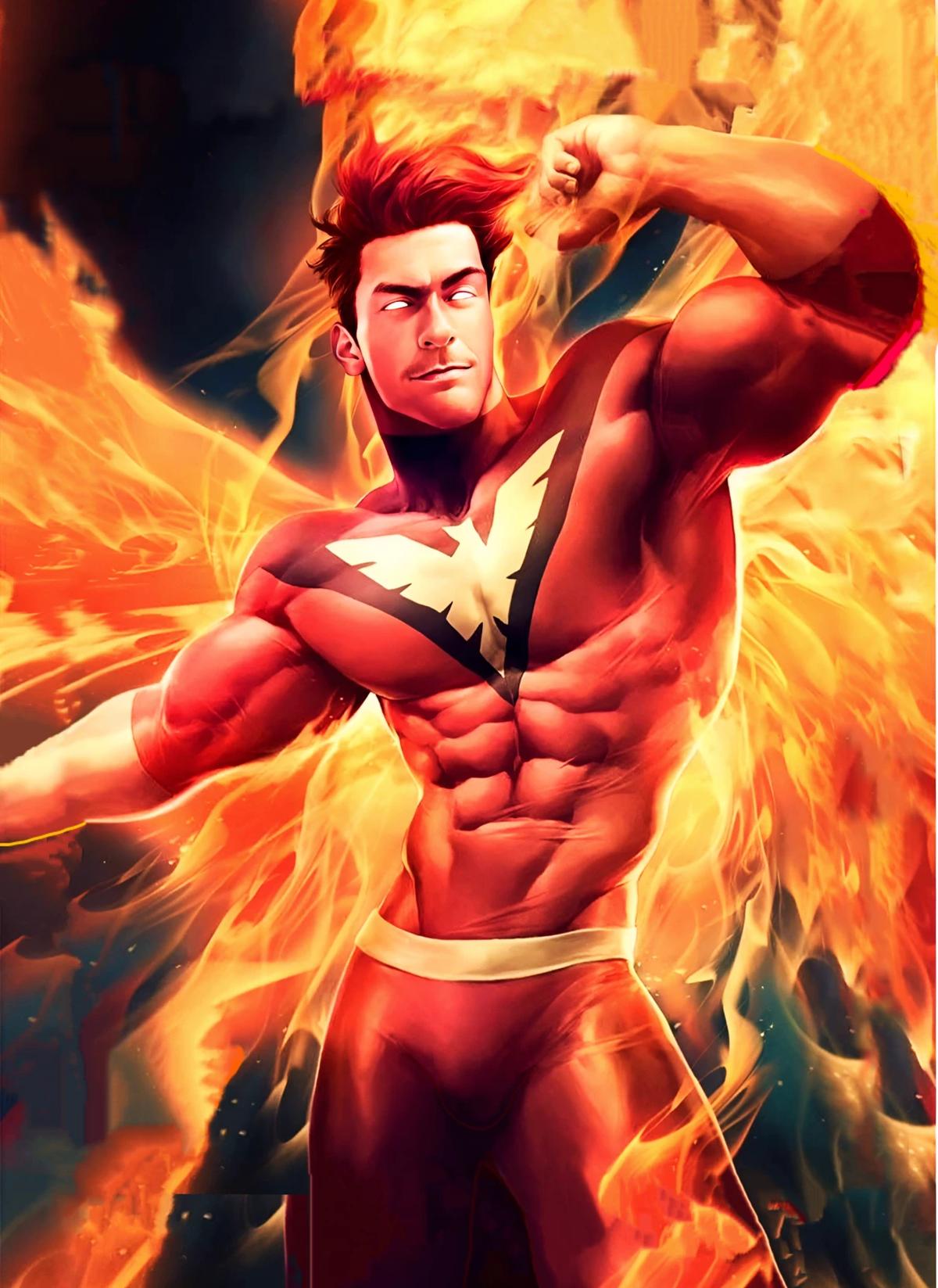 Phoenix, male, member of the X-Men, prince of the cosmos thumbnail
