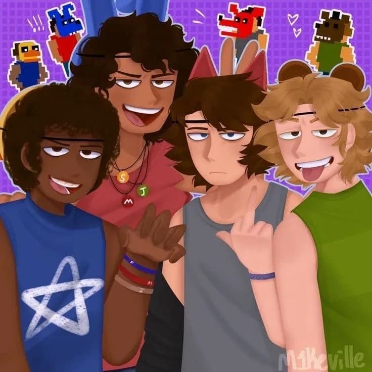 Michael Afton and the others 3 tormentors thumbnail