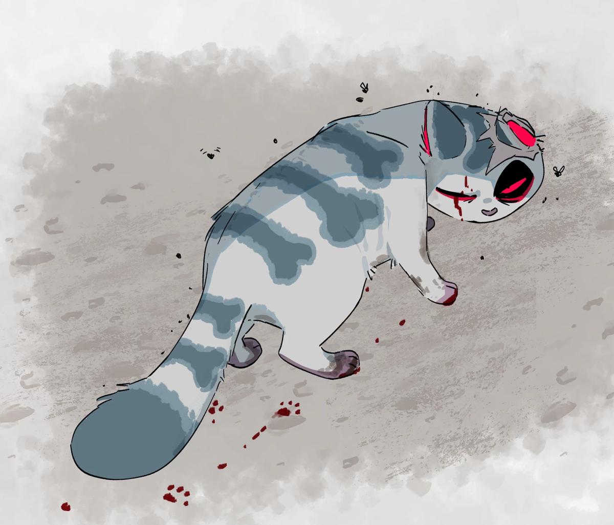 Cat horror sans thumbnail