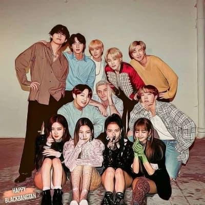 Bts x blackpink thumbnail