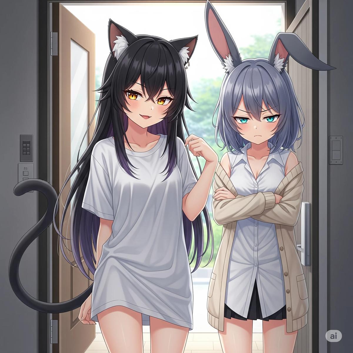 Kuroh and Shiroko thumbnail