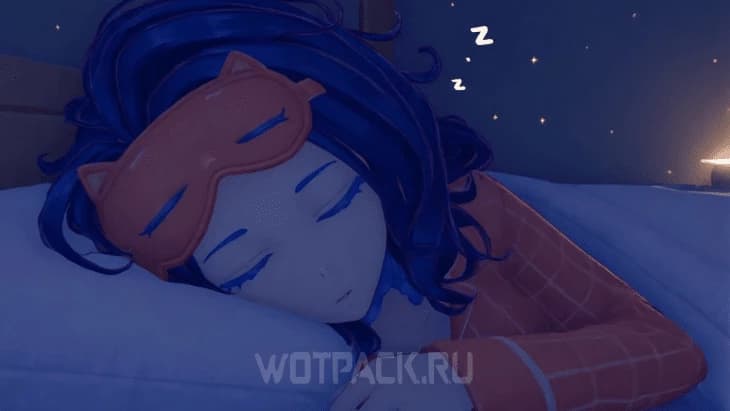 sleeping Mita thumbnail