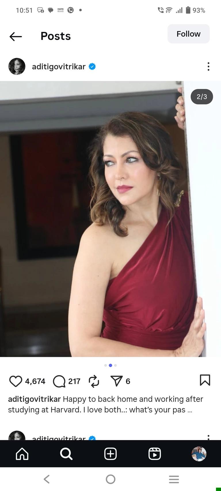 Aditi govitrikar 51 year old indian actress and former supermodel  thumbnail