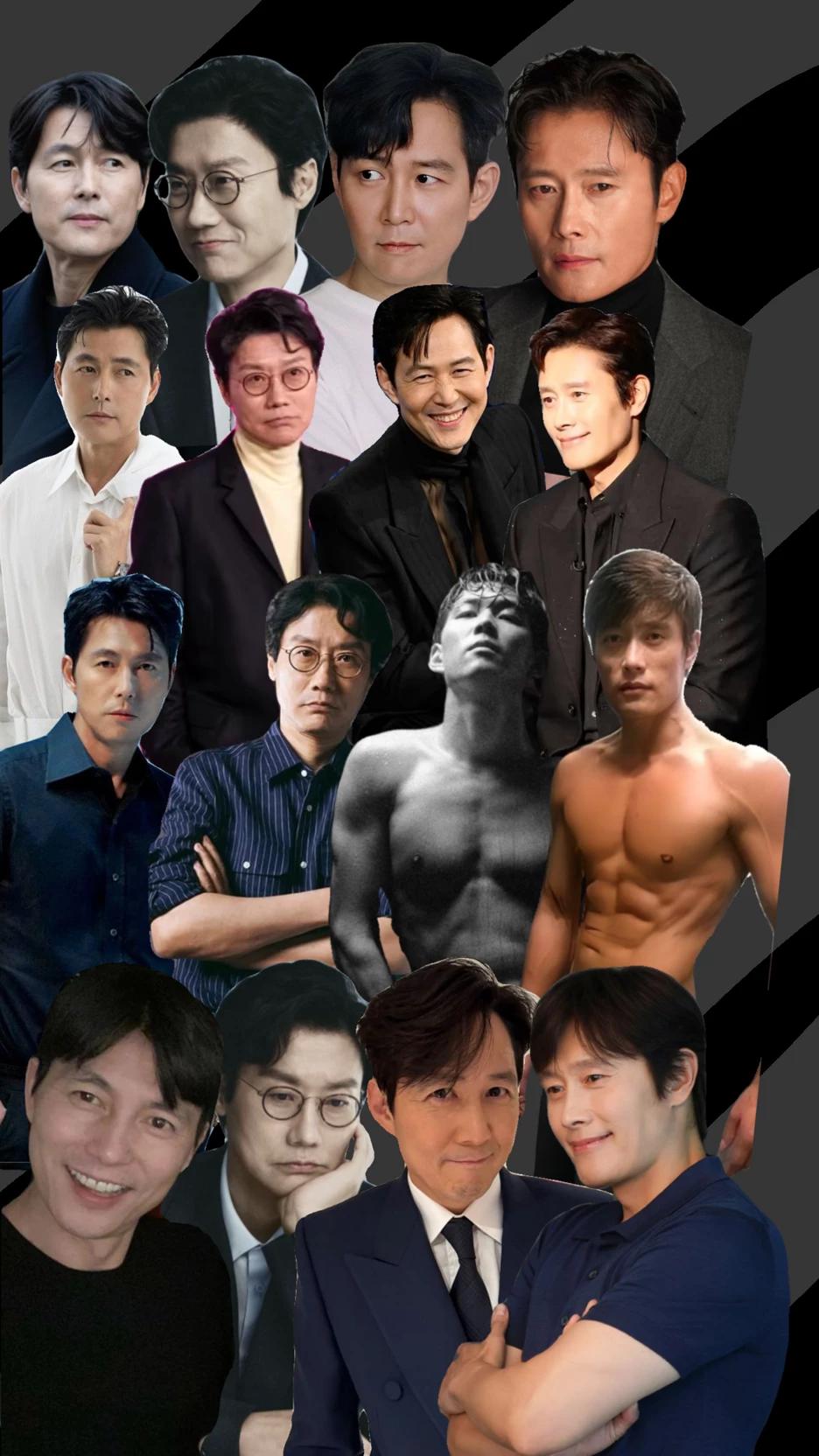 Hwang Dong-hyuk, Lee Jung-jae, Lee Byung-hun e Jung Woo-sung thumbnail