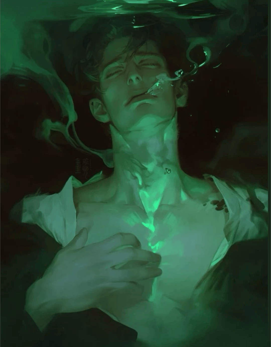 A Sailor Drowning at Sea thumbnail