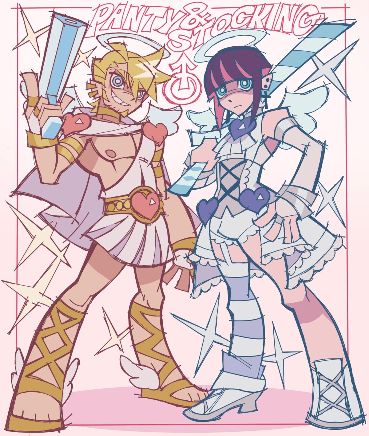 Panty and Stocking... MEET THERE GENDERBEND?  thumbnail