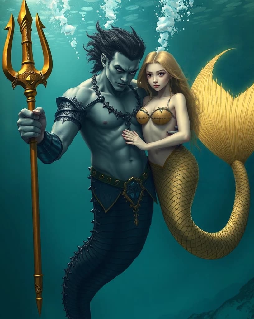 Merfolk, mermaid, merman (NSFW) thumbnail