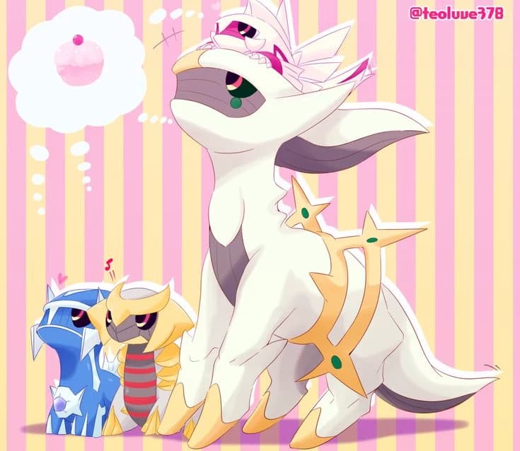 Mini trio of creation + Arceus ★ thumbnail