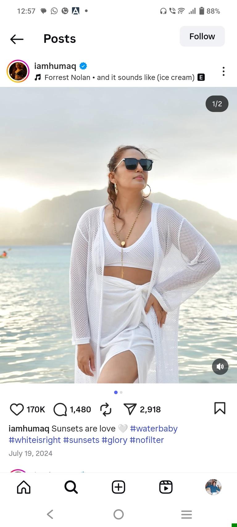 Huma Qureshi 39 year Indian actress  thumbnail