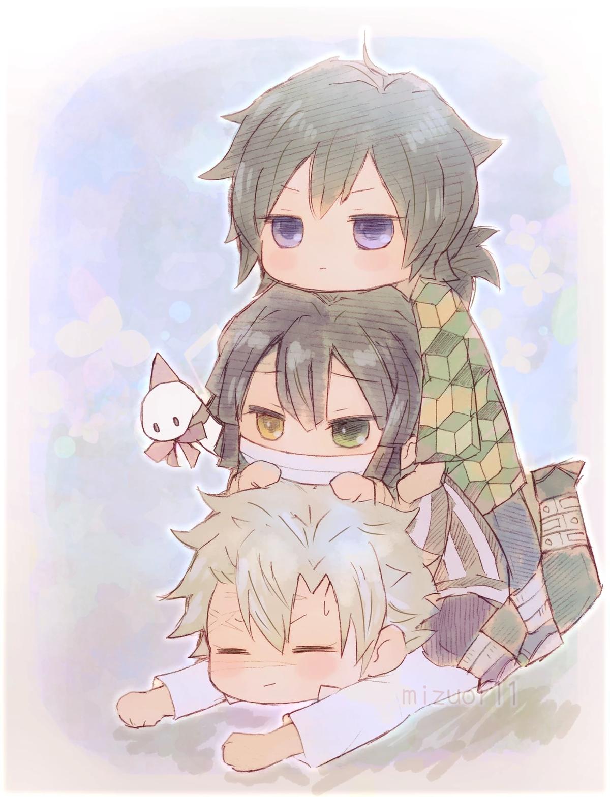 Gyiuu💙 Sanemi💚 Obanai💛 thumbnail
