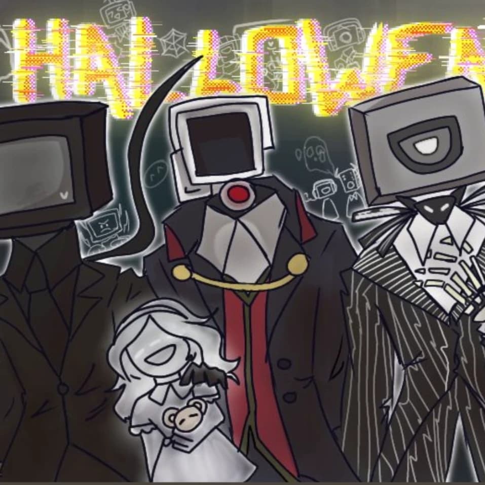 Halloween skibidi toilet thumbnail