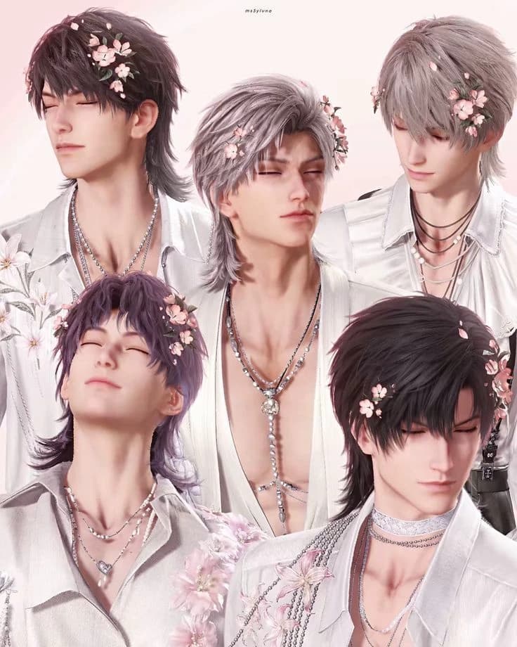 Sylus, Zayne, Rafayel, Xavier e Caleb (Love and deepspace) thumbnail