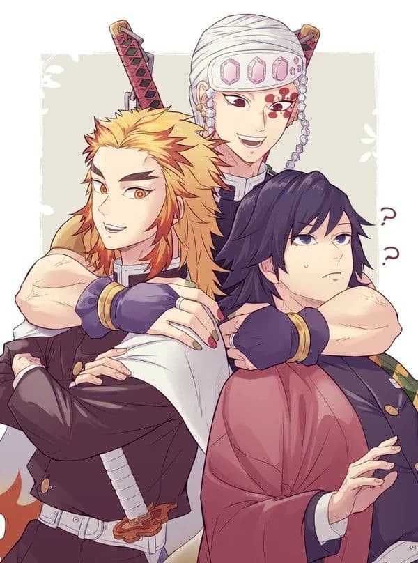 Tengen, Kyojuro and Giyu thumbnail
