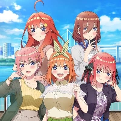 The Nakano Quintuplets (Ichika, Nino, Miku, Yotsuba, Itsuki) thumbnail