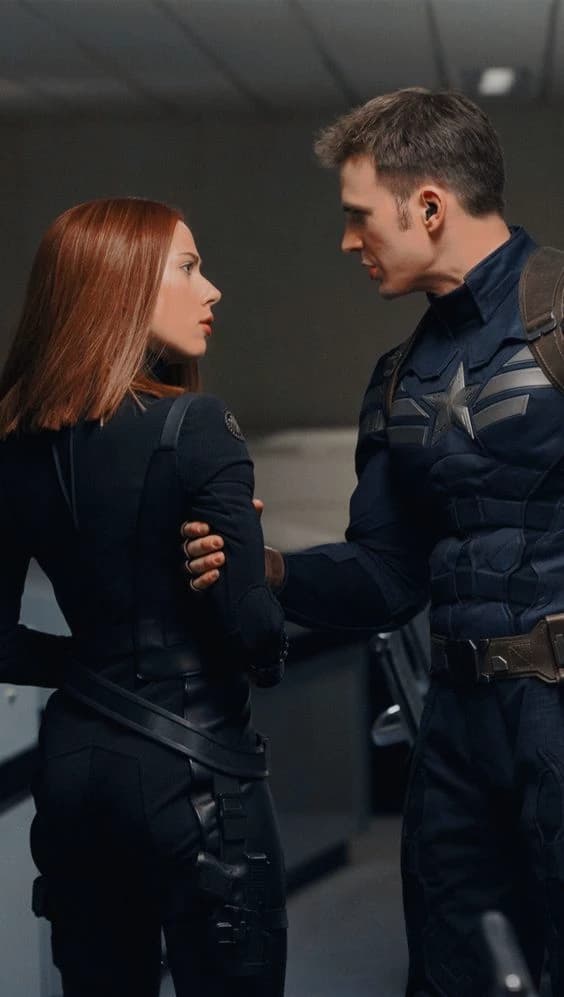 Black Widow and Captain America thumbnail