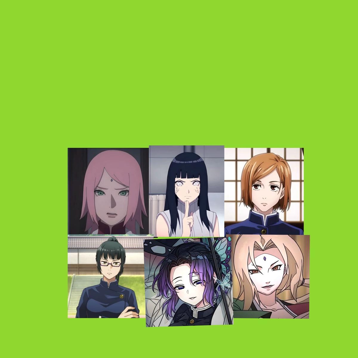 Sakura,nobara,hinata,maki,Shinobi,tsunade thumbnail