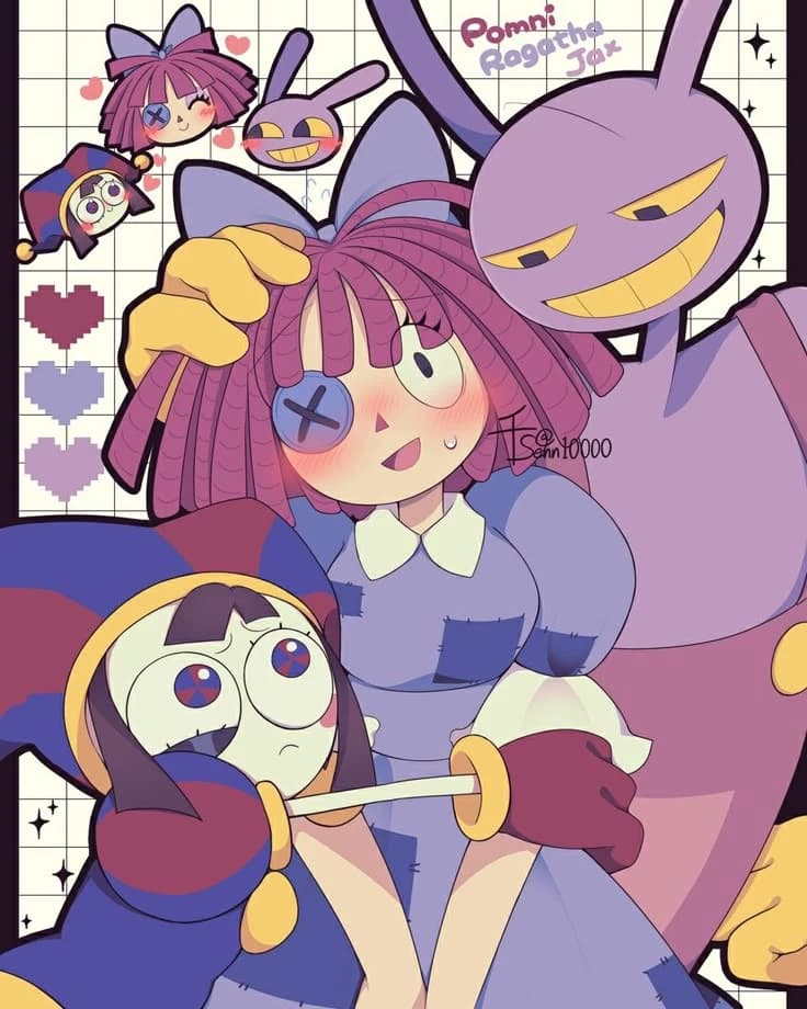 Pomni, Ragatha and Jax| your roommates✨ thumbnail