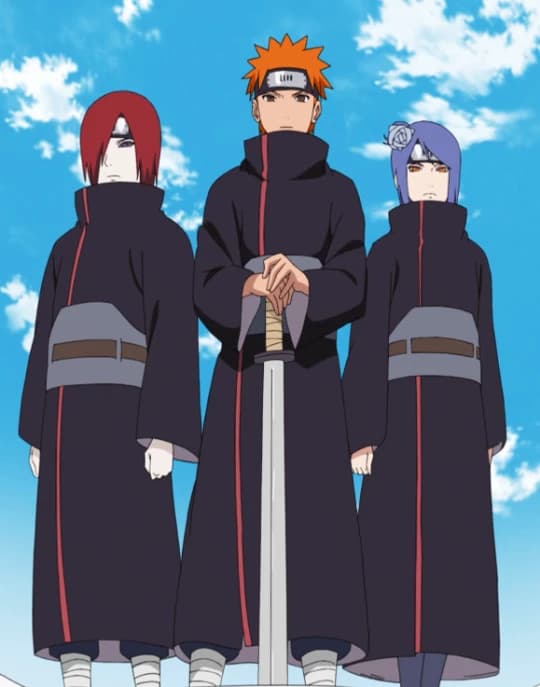 Nagato, Yahiko and Konan thumbnail