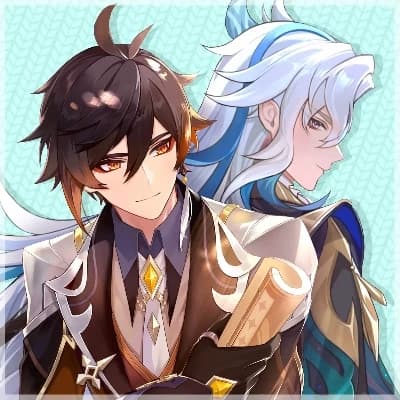 Neuvillette and Zhongli thumbnail
