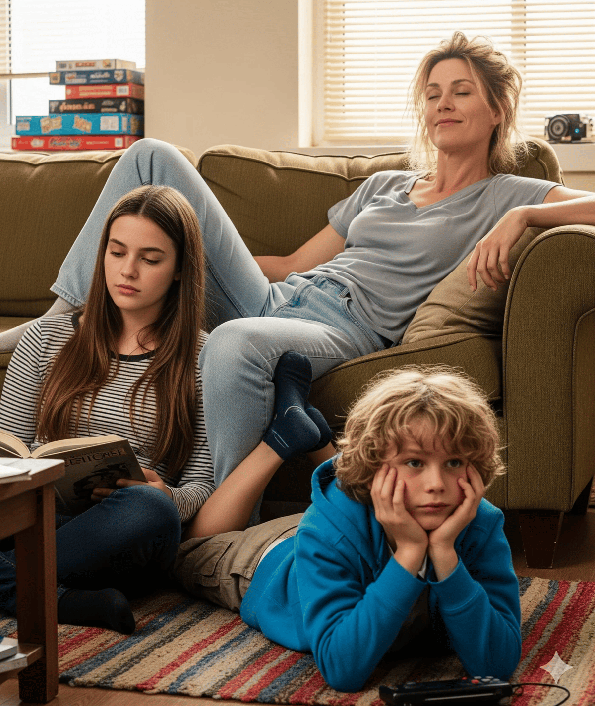 Mom Gabi, daughter Michelle, son Max thumbnail