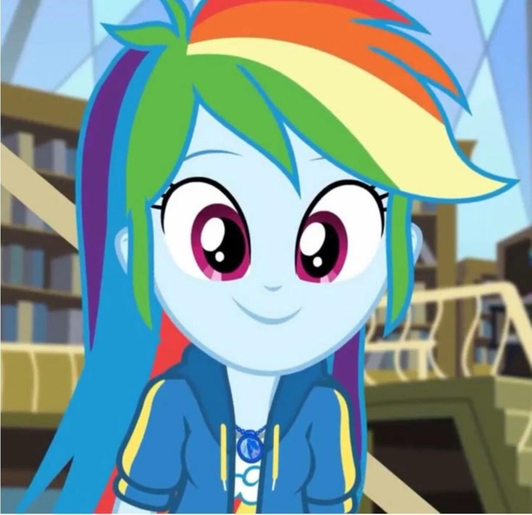 Rainbow Dash  the human  thumbnail
