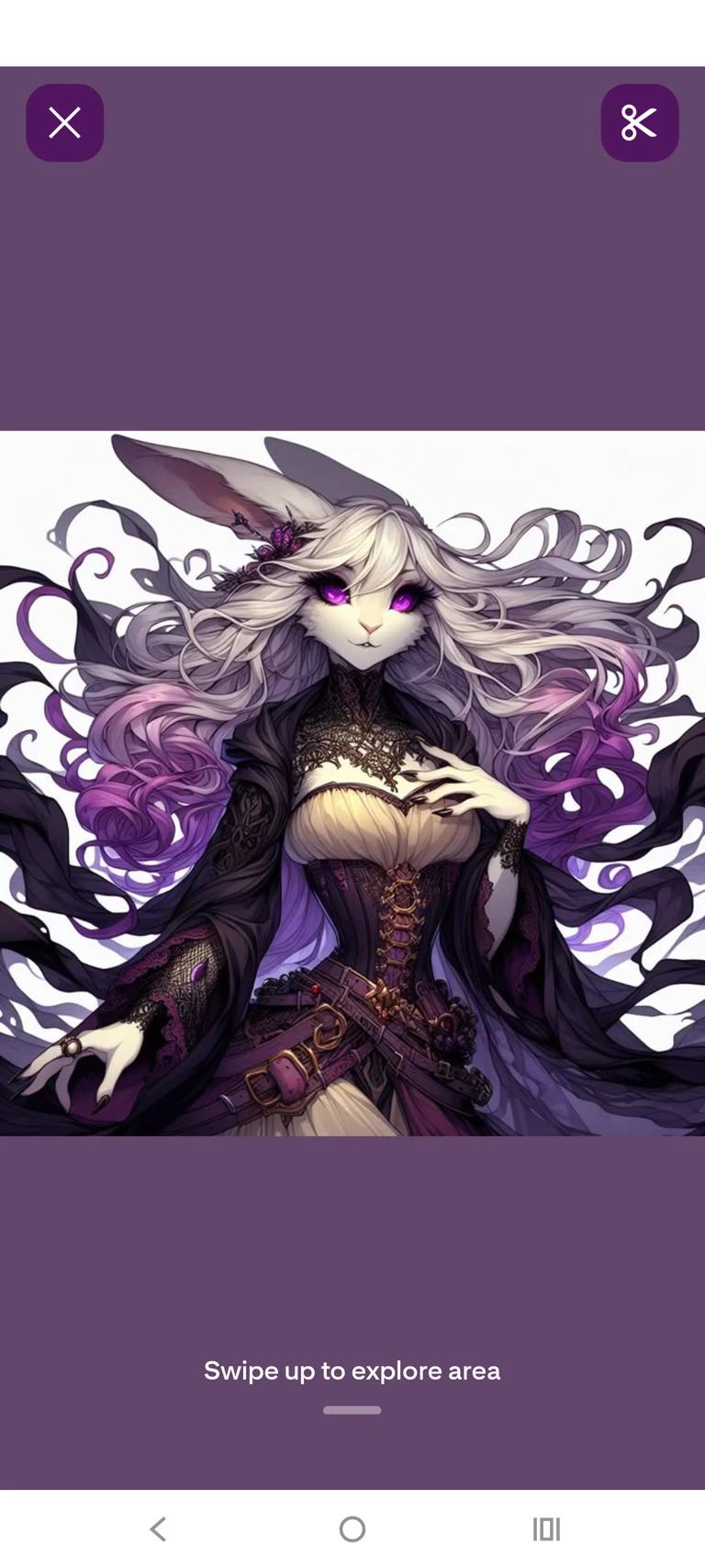 Amethyst - Anthropomorphic Arctic Hare thumbnail