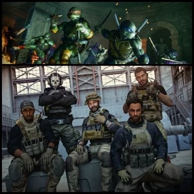 Cross-Dimensional Encounter: Task Force 141 Meets TMNT thumbnail