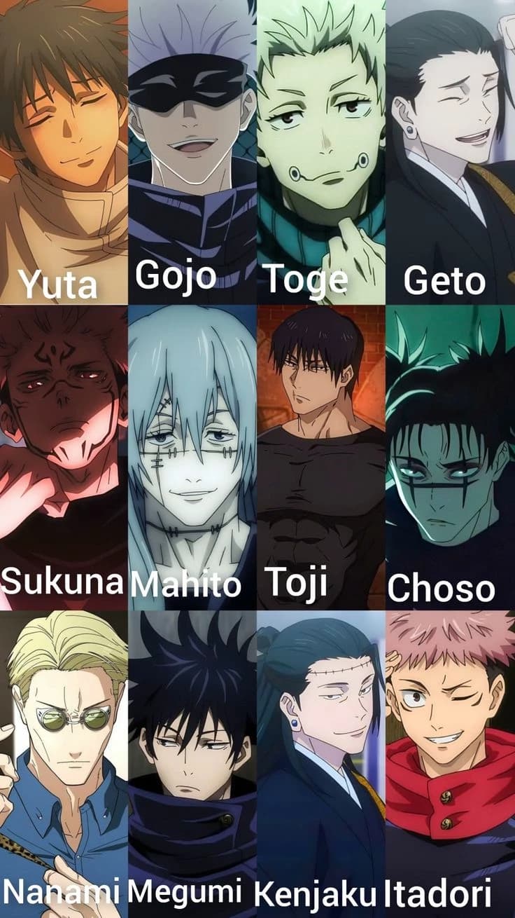 Sukuna, Gojo, Geto, Nanami e Toji thumbnail