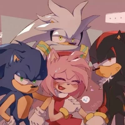 amy, sonic, shadow, silver. thumbnail